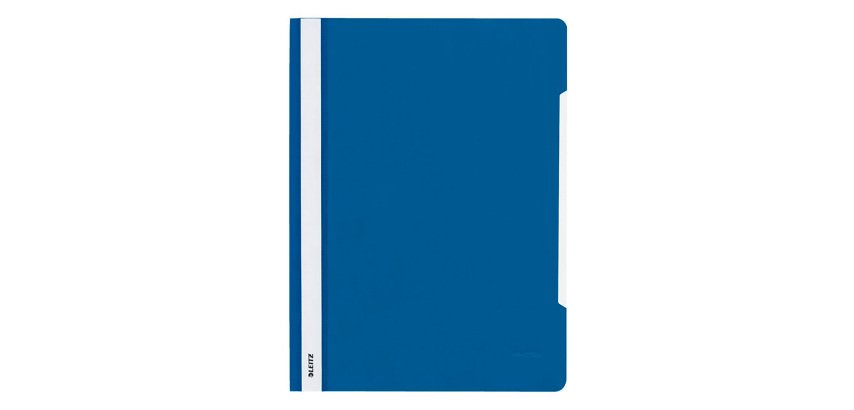 Chemise de présentation à lamelles Leitz 23,3 x 31 cm bleu
