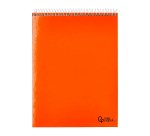 Cuaderno espiral Liderpapel cuarto apaisado Smart tapa blanda 80h 75g cuadro 4mm con margen colores surtidos