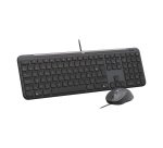 Ensemble clavier souris filaire Logitech Signature Slim Wired Combo MK620 for business - AZERTY
