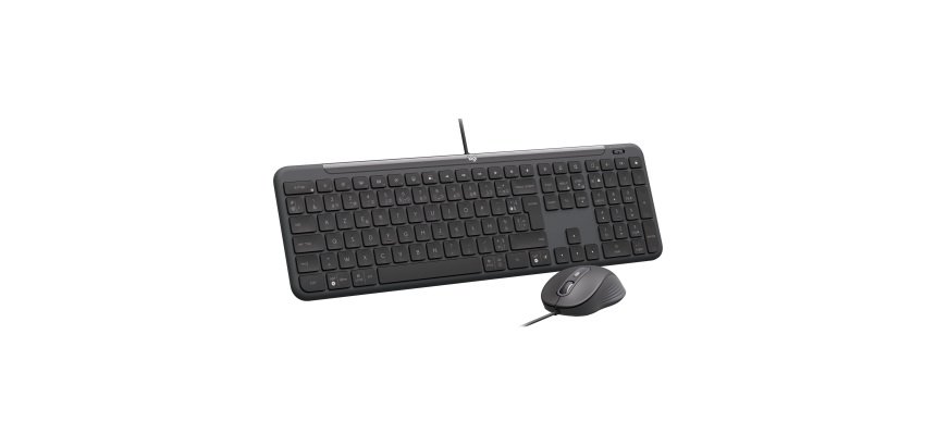 Ensemble clavier souris filaire Logitech Signature Slim Wired Combo MK620 for business - AZERTY