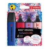 Subrayadores Wild Flower Stabilo Boss Colores Variados - Pack de 4