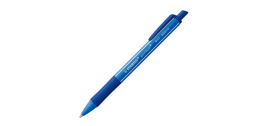Stylo bille Stabilo Pointball Colorfull rétractable pointe 2,5 mm - écriture moyenne