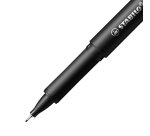 Stylo feutre Stabilo Driver F à capuchon pointe 0,4 mm - écriture fine