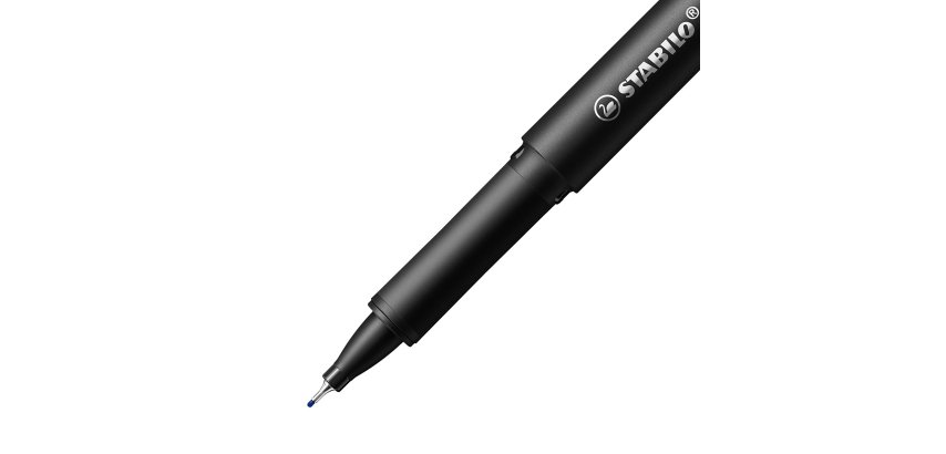 Stabilo Fineliner Stabilo Driver F mit Kappe Spitze 0,4 mm - feine Schrift