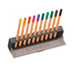 Stylo feutre Stabilo point 88 écriture extra-fine - Click box de 10 couleurs assorties