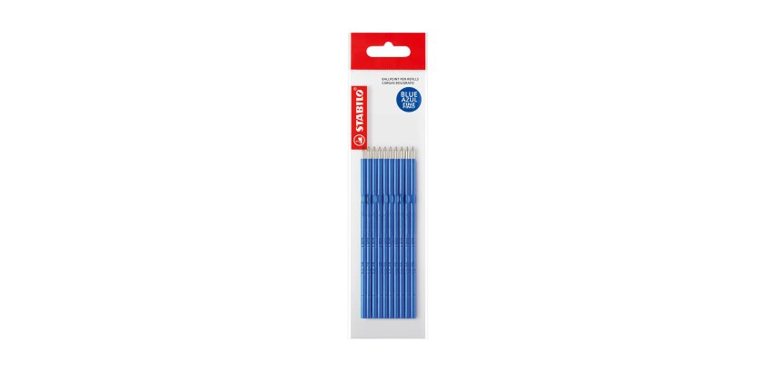 Refill ballpoint pen Stabilo Liner 0.7 mm point - medium writing - Pack of 10