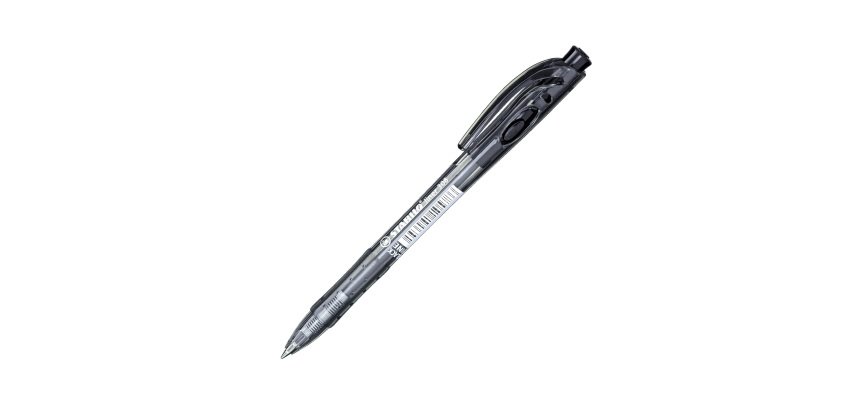 Stylo bille Stabilo Liner rétractable pointe 0,7 mm - écriture moyenne