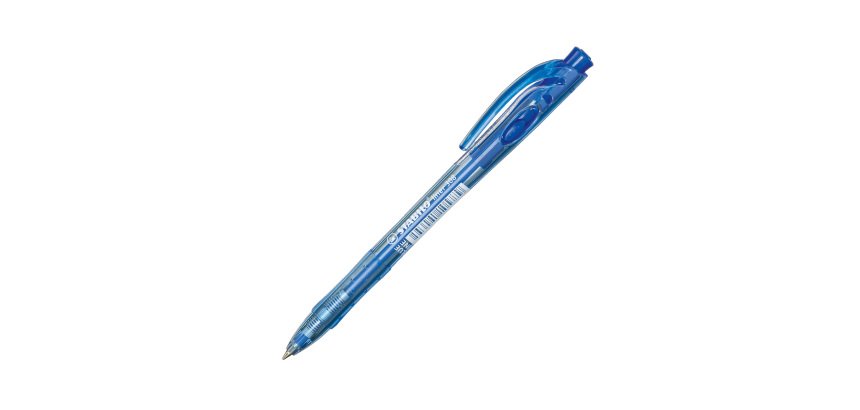 Stylo bille Stabilo Liner rétractable pointe 0,7 mm - écriture moyenne