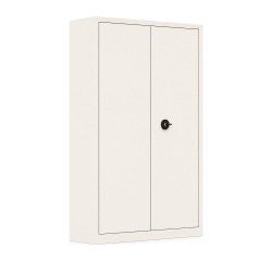 Armoire métal portes battantes monobloc Metily L 120 x P 43 cm