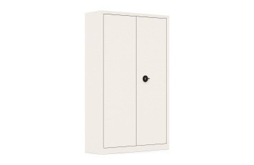 Armoire métal portes battantes monobloc Metily L 120 x P 43 cm