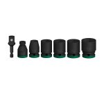 Coffret de 7 douilles Bosch PRO Impact avec adaptateur 1/2"