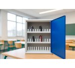 Armadietto porta-cellulari 30 posti con serratura a chiave - Minimo 40 pezzi