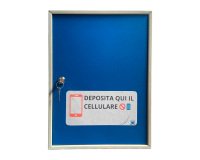 Armadietto porta-cellulari 30 posti con serratura a chiave - Minimo 40 pezzi