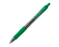 Stylos roller Pilot G2+ rétractable pointe 0,5 mm - écriture extra-fine vert