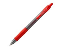 Stylos roller Pilot G2+ rétractable pointe 0,5 mm - écriture extra-fine rouge