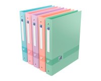 Classeur 4 anneaux cartonnés Oxford Color life A4 - Dos 4 cm couleurs pastel assorties

Ringbuch mit 4 Ringen, Oxford Color Life A4 - Rücken 4 cm, verschiedene Pastellfarben