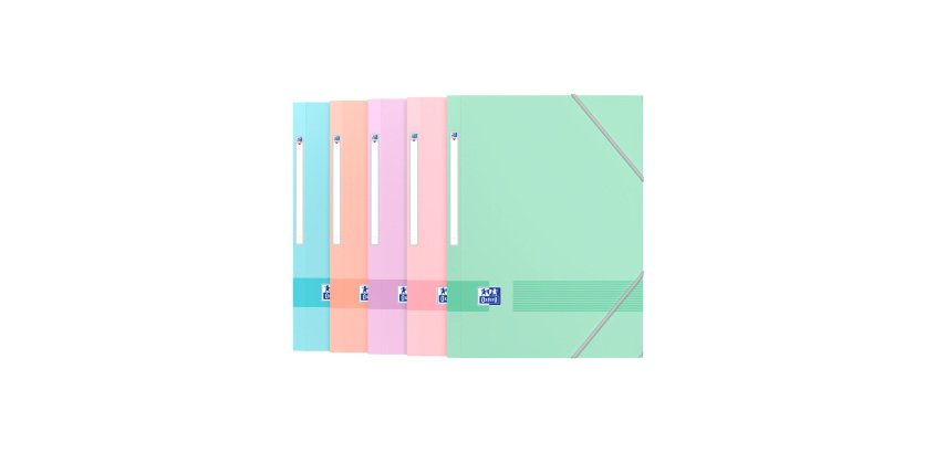 Chemise à élastique 3 rabats plastique Oxford Color Life 24,5 x 32 cm couleurs pastel assorties

Ordner mit 3 Klappen und Gummizug Oxford Color Life 24,5 x 32 cm in verschiedenen Pastellfarben