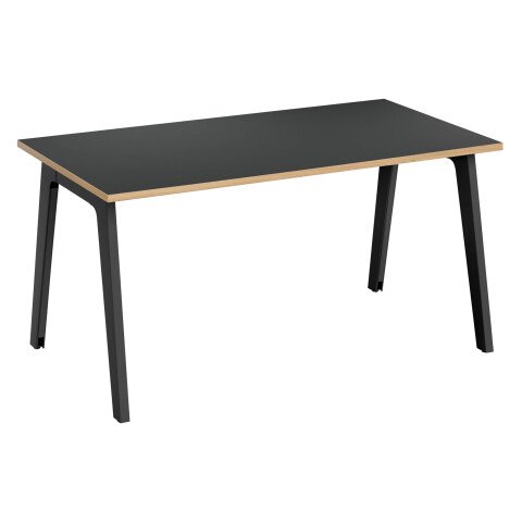 Mesa recta Eden Arco carbon An 140 cm con canaleta