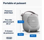Chauffage soufflant Delonghi Capsule Hobby 2400 W