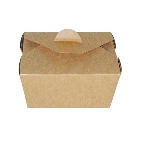 Caja kraft para almuerzo PE 130 x 107 Alt. 67mm 750ml - Paquete 450 unidades