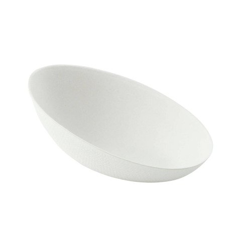 Mini plato oval pulpa Bio&Chic 100 x 30 mm - Paquete de 300 unidades