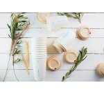 Vaso cartón blanco "Air" 120 ml diametro 62 mm - Paquete de 1000 unidades