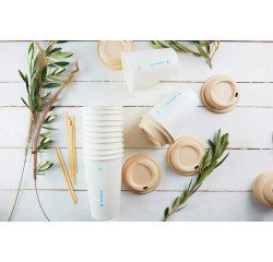 Vaso cartón blanco "Air" 120 ml diametro 62 mm - Paquete de 1000 unidades