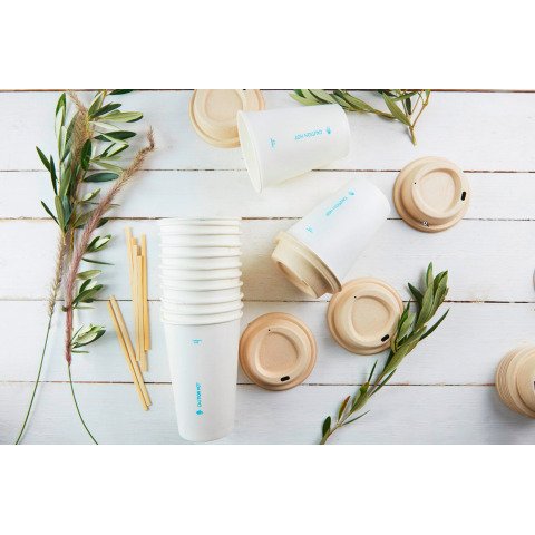 Vaso cartón blanco "Air" 120 ml diametro 62 mm - Paquete de 1000 unidades