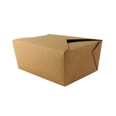 Caja kraft para almuerzo PE 225 x 166 mm Alt. 92mm 3000ml - Paquete 160 unidades