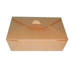 Caja kraft para almuerzo PE 216 x 160 mm Alt. 65mm 2000ml - Paquete 200 unidades