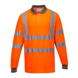 Polo maniche lunghe Cotton Comfort Hi-Vis Portwest S271