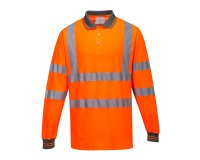 Polo maniche lunghe Cotton Comfort Hi-Vis Portwest S271