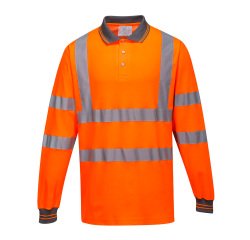 Polo maniche lunghe Cotton Comfort Hi-Vis Portwest S271