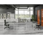 Allungo con gamba a ponte Team work l 800 x p 600 mm