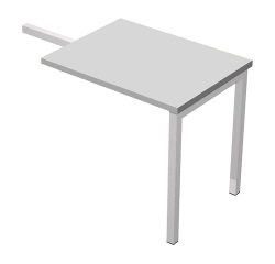Allungo con gamba a ponte Team work l 800 x p 600 mm