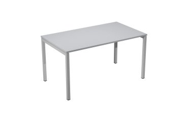 Scrivania operativa con gamba metallica a ponte Team Work p 80 x h 74,5 cm