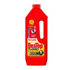 Unclogger pipe Destop Turbo gel Bleach - 1 L bottle