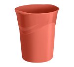 Corbeille à papier plastique Terra Nova by CEP 14 L terracotta