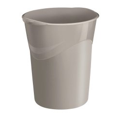 Papiermand van plastic Terra Nova by CEP 14 L zandkleurig