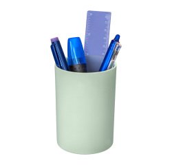 Plastic pencil pot First by Cep green