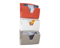 Lot de 3 trieurs à courrier CEP Terracotta coloris assortis