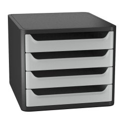 Module de classement Cep First 4 tiroirs gris