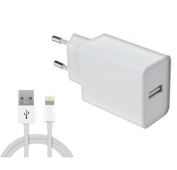 <span>Power adapter and USB-A cable 12W DLH DY-AU5091W</span>