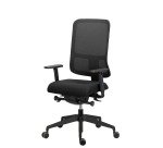 Chaise de bureau Ofys maille avec accoudoirs 3D noir