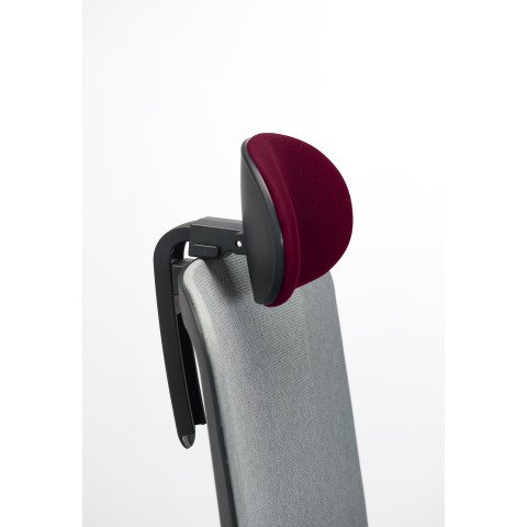 Reposacabezas Burdeos para la silla SITIZEN con respaldo de malla.