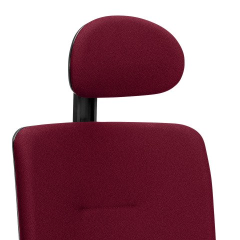 Reposacabeza para silla de oficina SITIZEN respaldo tejido burdeos