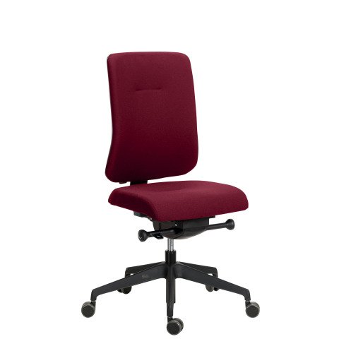 Silla de oficina Sitizen tejido burdeos