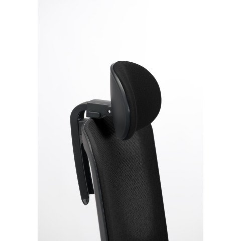 Reposacabezas negro para la silla SITIZEN con respaldo de malla.