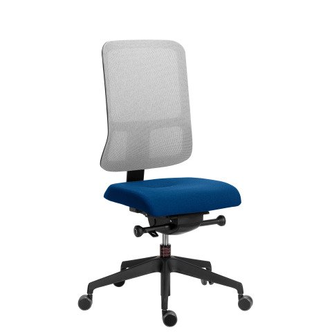 Silla de oficina Sitizen azul - mecanismo sincronizado con ajuste de la profundidad del asiento - malla y tela