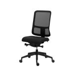 Chaise de bureau Ofys maille noir